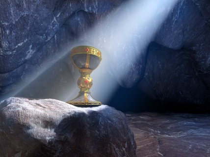 Grail in a cave